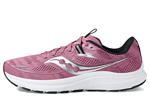 Saucony Women's Omni 21 Running Shoe, Haze/Black, 7.5 Medium