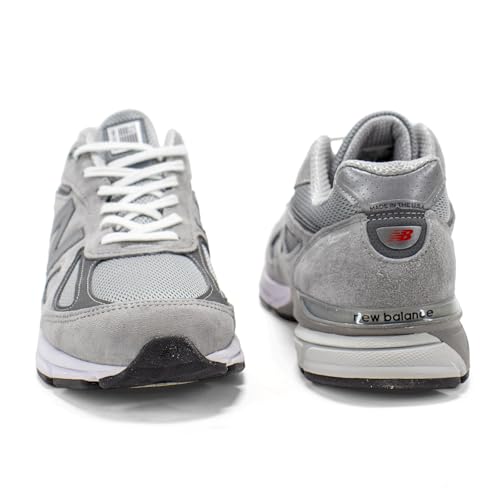 USA-Made Men's New Balance 990v4 Core in Grey/Silver