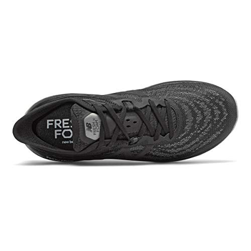 New Balance Men's Fresh Foam More V2 Running Shoe, Black/Magnet, 11 XW US