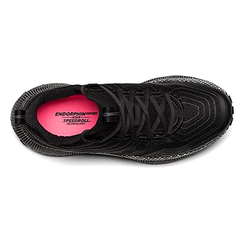 Saucony Women's Endorphin Trail Health Care Professional Shoe, Black/Gravel, 7.5