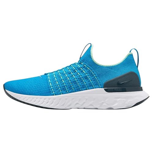 Nike React Phantom Run Flyknit 2 Men's Road Running Shoes (CJ0277-402, Blue Orbit/Vapor Green/Deep Ocean/Blue Orbit) Size 8