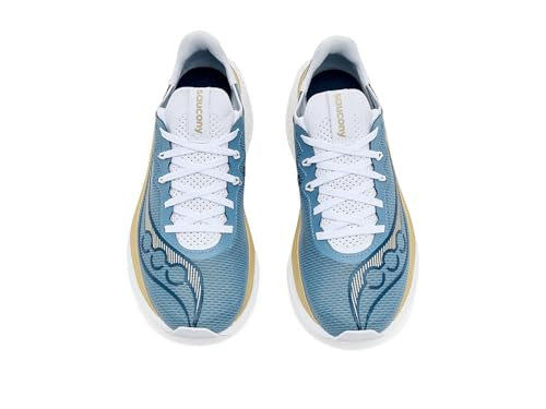 Saucony Women's Endorphin Pro 5 Sneaker, Storm/Gilded, 11.5