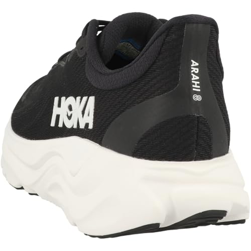 Hoka Women's Arahi 8 Black/White 8 Medium - alternate view 6