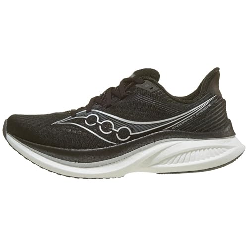 Saucony Men's Endorphin Speed 5 Sneaker, Black/White, 11.5
