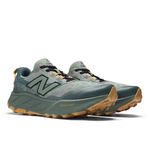New Balance Men's Fresh Foam X Hierro V9 Trail Running Shoe, Dark Juniper/Black/Dried Apricot, 9.5 M - alternate view 4