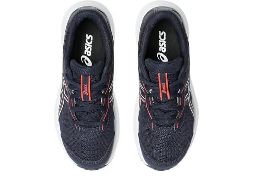 ASICS Kid's Contend 9 Grade School Running Shoe, 1.5, Midnight/Flash RED