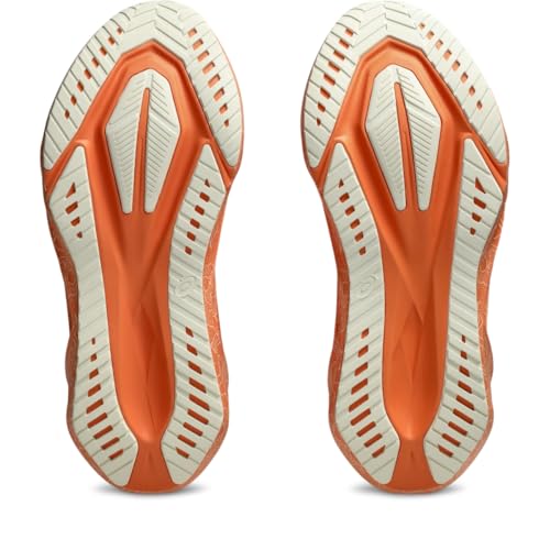 ASICS Unisex NOVABLAST 5 Tokyo Running Shoes, 10.5M / 12W, Sun Peach/White