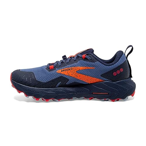 Brooks Women’s Cascadia 17 GTX Waterproof Trail Running Shoe - Navy/Bittersweet/Peacoat - 12 Medium
