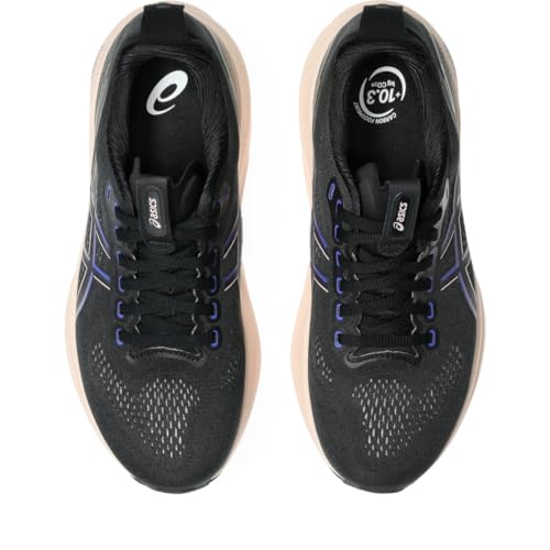 ASICS Women's Gel-Kayano 32 Running Shoes, 8, Black/Pearl Pink