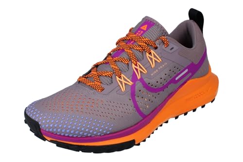 Nike Women's React Pegasus Trail 4 Running Shoes (Purple Smoke/Vivid Purple, us_Footwear_Size_System, Adult, Women, Numeric, Medium, Numeric_8)