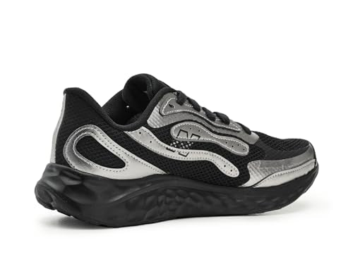New Balance Women's Fresh Foam Arishi V4 Tiralux Running Shoe, Black, 9.5