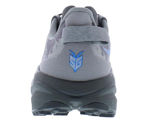 HOKA Speedgoat 6 Mens Shoes Size 9, Color: Galactic Grey/Blue/Cement Grey