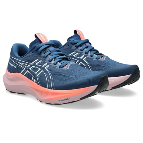 ASICS Women's GT-2000 14 Running Shoes, 10, Twilight Blue/White