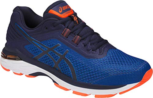 ASICS GT-2000 6 Men's Running Shoe, Imperial/Indigo Blue/Shocking Orange, 13 W US