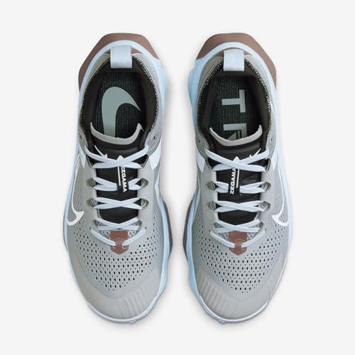 Nike Zegama Women's Trail Running Shoes (DH0625-005, Light Smoke Grey/Black/Glacier Blue/White) Size 10.5 - alternate view 4