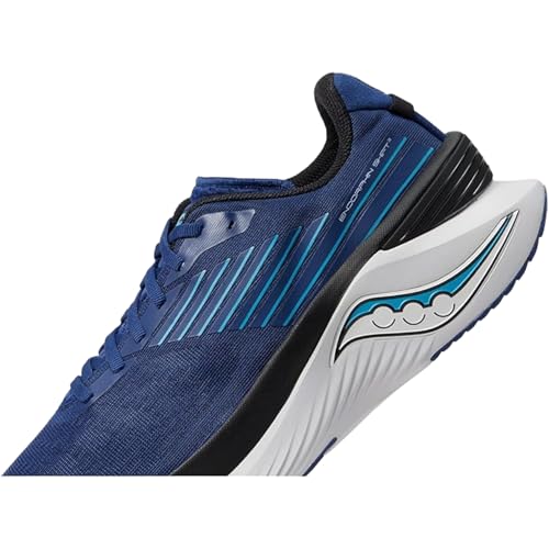 Saucony Men's Endorphin Shift 3 Sneaker, Indigo/Black, 11.5