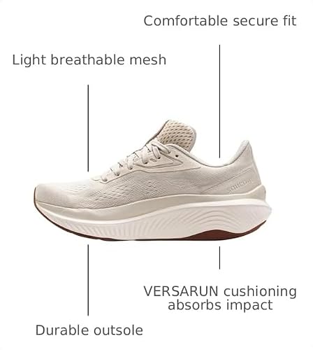 Saucony Women's Echelon 10 Sneaker, Rye/Gum, 9.5