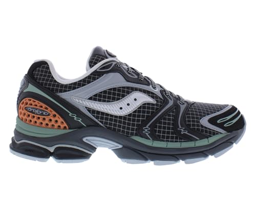 Saucony ProGrid Triumph 4 Unisex Shoes Size 12, Color: Shadow/Silver/Black