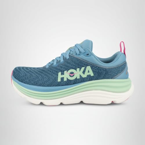 Hoka Women's Gaviota 5 Alpine Blue/Jadeite 7.5 Medium - alternate view 7