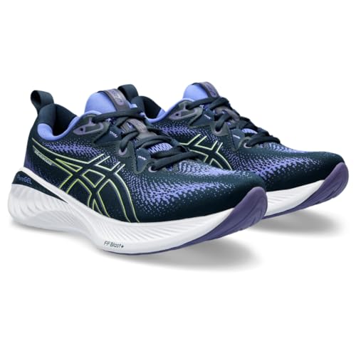 ASICS Women's Gel-Cumulus 25 Running Shoes, 5, French Blue/Illuminate Yellow