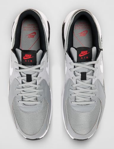 Nike Men's Air Max Excee, Particle Grey/White-Black-University Red, 12