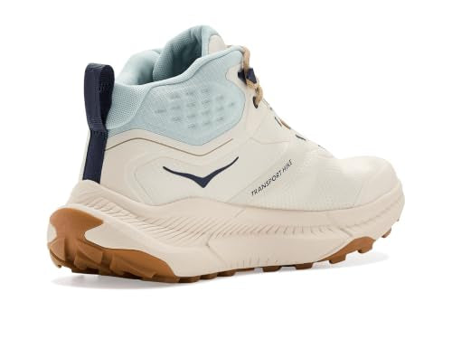 Hoka, Women's, Transport Hike GTX, Alabaster/Glimmering Blue, 9, Medium - alternate view 3