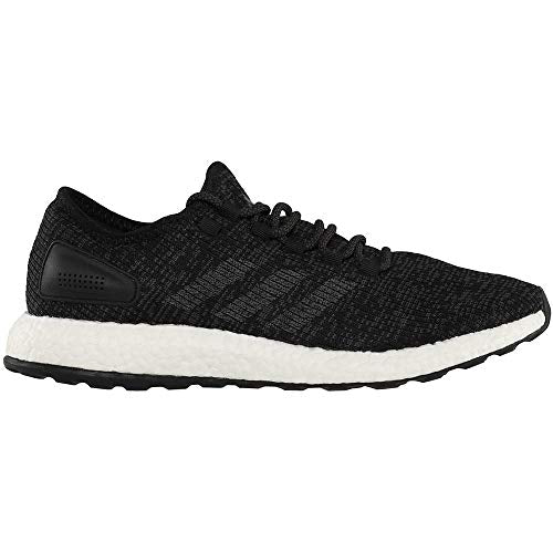 Adidas Performance Men's Pureboost Shoe, Black/Dark Solid Grey/Black, 5 Medium US