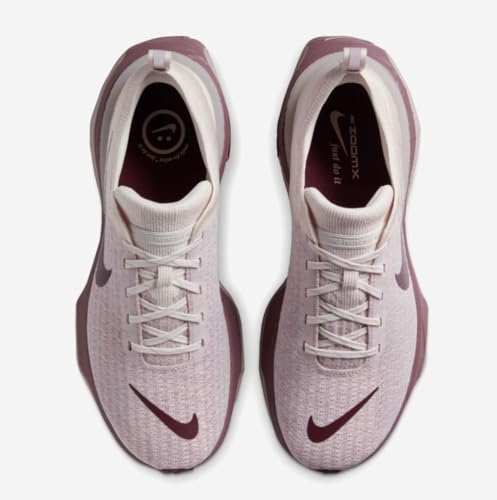 Nike Invincible 3 Men's Road Running Shoes, Phantom/Burgundy Crush-Taupe Grey, US 9.5 M