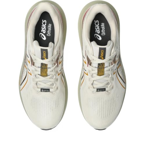 ASICS Men's GT-1000 15 GTX Running Shoes, 10.5, Oatmeal/Khaki