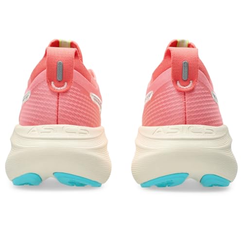 ASICS Women's Gel-Nimbus 27 Trail Running Shoes, 10.5, Nature Bathing/Guava