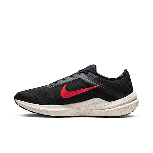 Nike Winflo 10 Mens Shoes Size 12, Color: Black/Obsidian/Sail