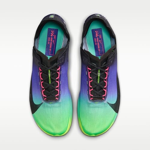 Nike Streakfly 2 Glam Road Racing Shoes (Dark Obsidian/Electric Green/Purple Dynasty/Black) Size 14