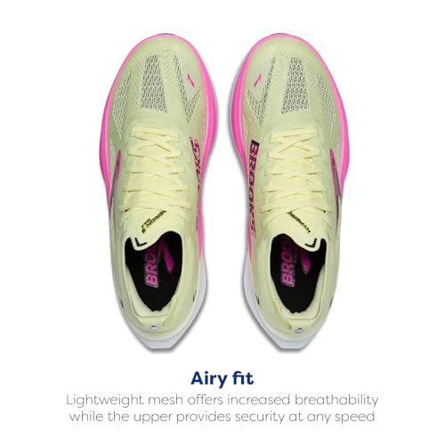 Brooks Women's Hyperion Max 3 Neutral Running Shoe - Luminary/Cyber Pink/Black - 7 Medium