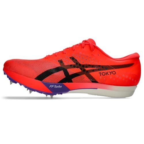 ASICS Unisex METASPEED LD LE 2 Track & Field Shoes, 12M / 13.5W, Flash RED/Black