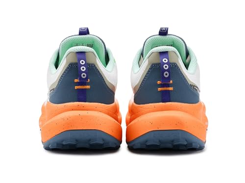 Saucony Men's Xodus Ultra 4 Sneaker, White/Tumeric, 11.5