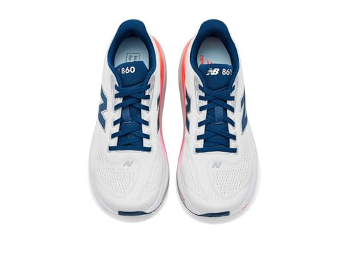 New Balance Women's Fresh Foam X 860v15 Running Shoe, Sea Salt/Blue Oyster, 9