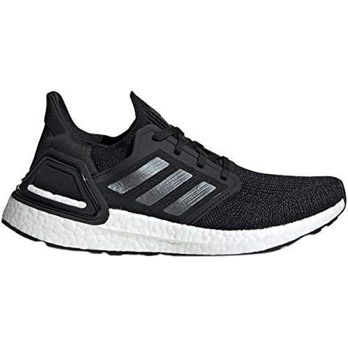 adidas Women's Ultraboost 20 Running Shoe, Black/Night Metallic/White, 5.5 M US