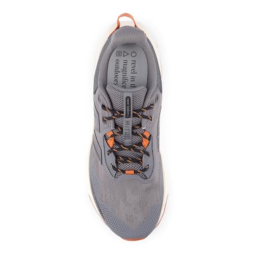 Men's New Balance DynaSoft Nitrel v6 Trail Shoes in Castlerock/Black/Sienna alternate view 4