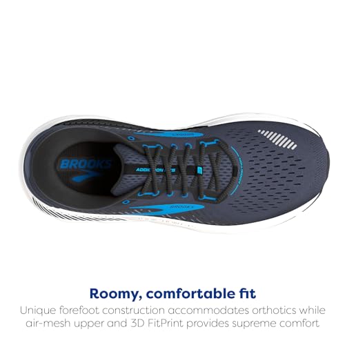 Brooks Men's Addiction GTS 15 Supportive Running Shoe - India Ink/Black/Blue - 14 Medium