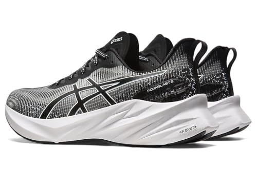 ASICS Men's NOVABLAST 3 LE Running Shoes, 14, Black/White