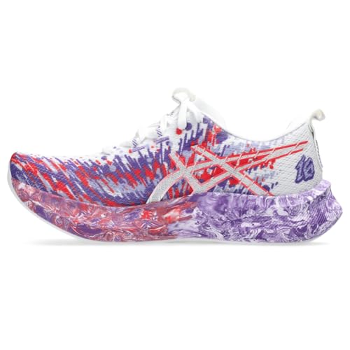 ASICS Women's Noosa TRI 16 Running Shoe, 9.5, White/EDO Purple