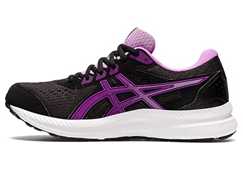 ASICS Women's Gel-Contend 8 Running Shoes, 6.5, Black/Orchid