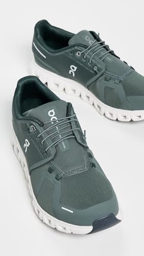 On Men's Cloud 6 Sneakers, Olive/Evergreen, 9.5 Medium US