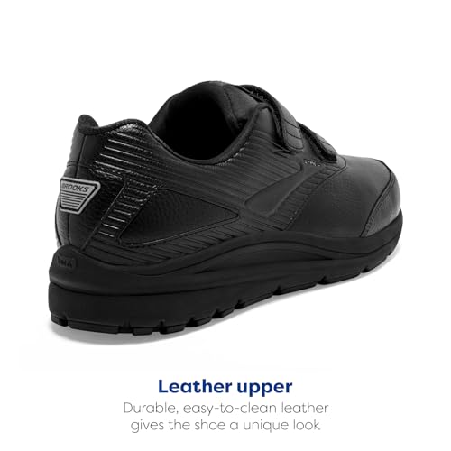 Brooks Women's Addiction Walker V-Strap 2 Walking Shoe - Black/Black - 8.5 Wide