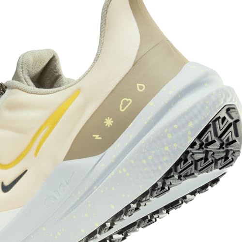 Nike Air Winflo Shield Womens Running Trainers DM1104 Sneakers Shoes (UK 7 US 9.5 EU 41, Pale Ivory high Voltage 100)
