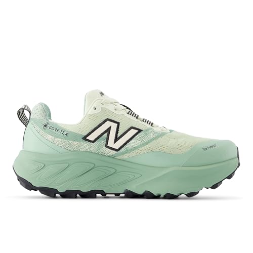 New Balance Women's Fresh Foam X Hierro V9 Gore-TEX Trail Running Shoe, Mineral/Permafrost/Mosaic Green, 6.5 M