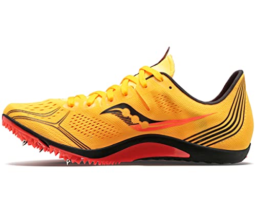 Saucony Women's Endorphin 3 Running Shoe, VIZIGLD/VIZIRED, 11