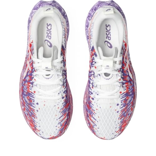 ASICS Women's Noosa TRI 16 Running Shoe, 9.5, White/EDO Purple