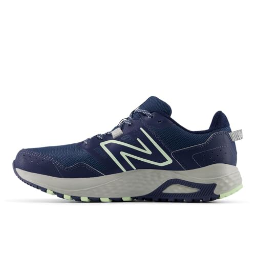New Balance Men's 410 V8 Trail Running Shoe, Nb Navy/Vintage Indigo/Melon Water, 9.5 M