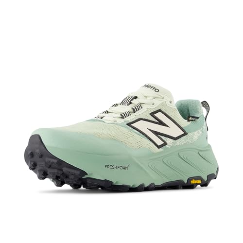 New Balance Women's Fresh Foam X Hierro V9 Gore-TEX Trail Running Shoe, Mineral/Permafrost/Mosaic Green, 6.5 M